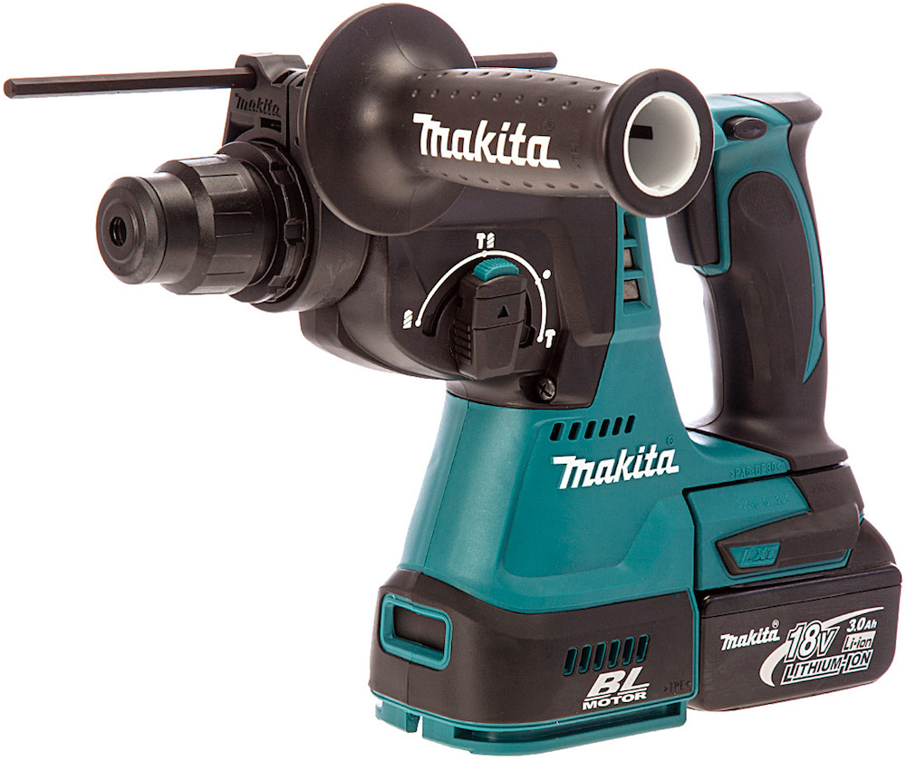 Makita Cordless Rotary Hammer 24mm 950rpm 18V 3kg DHR242RFE